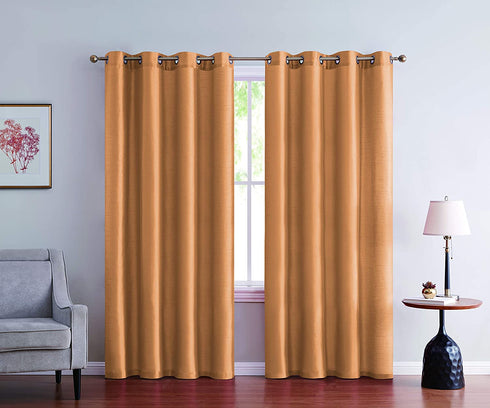 Adore the Decor™ Faux Silk 54 x 84 in. Single Grommet Curtain Panel